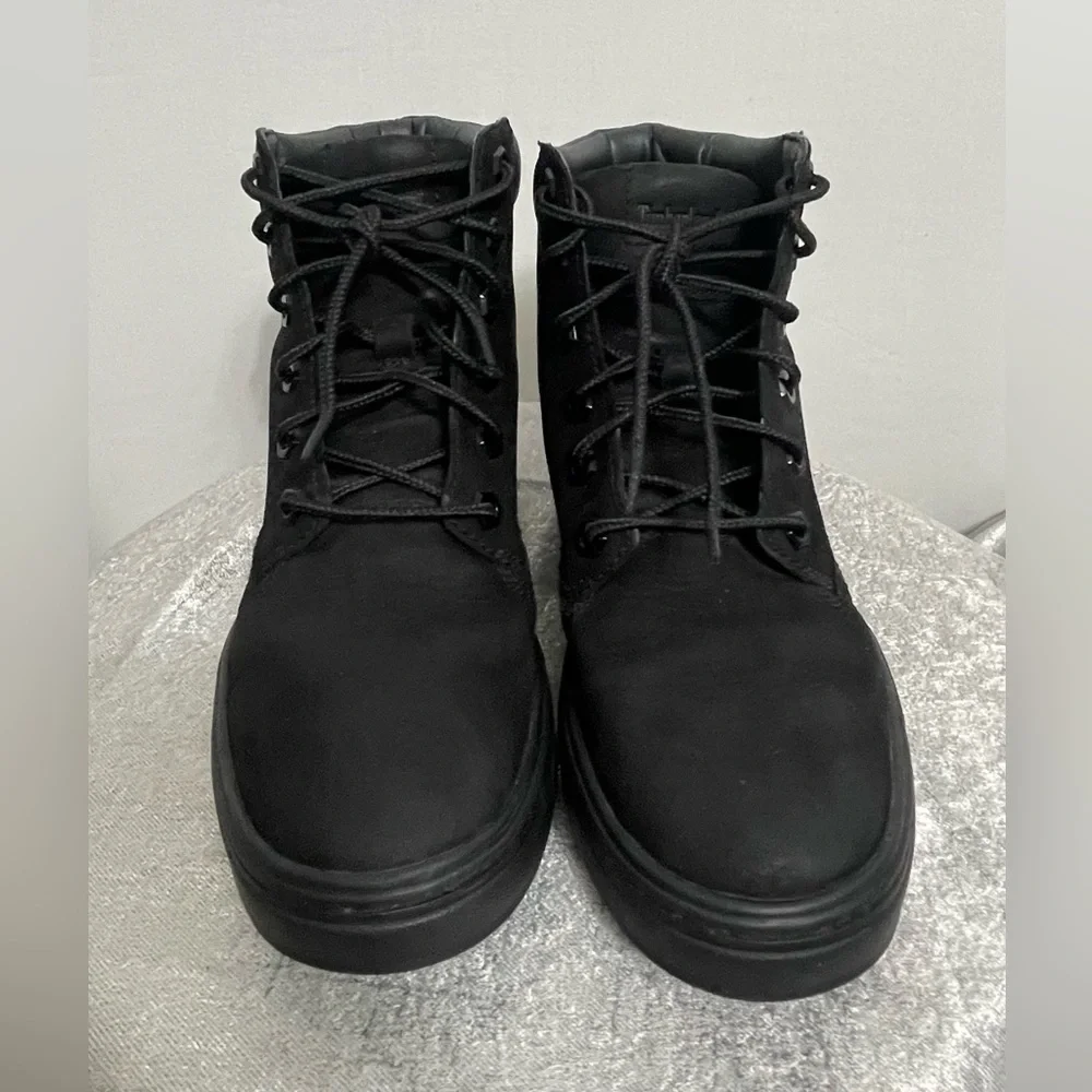 Timberland Women’s Size 5.5 / EU 36)W Black Nubuck Lace-Up Boots (/Box(B44)✨✨